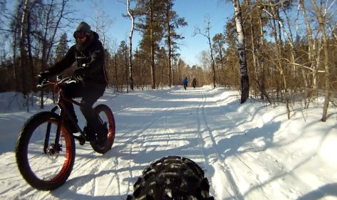 10. Grand Beach Fat Bike Ride 23 Mar 14 - Rear Cam 6