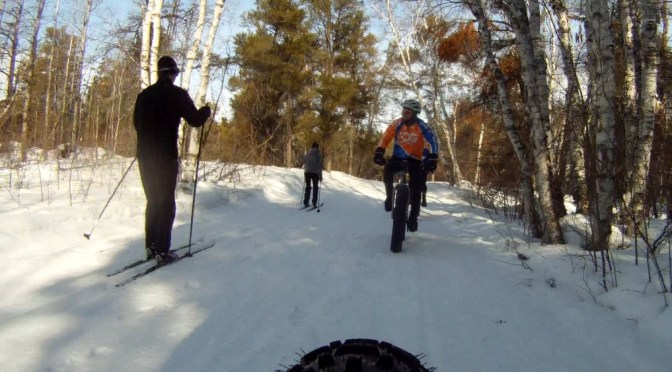 Video Time:  Fat Biking Winter Groomed Trails